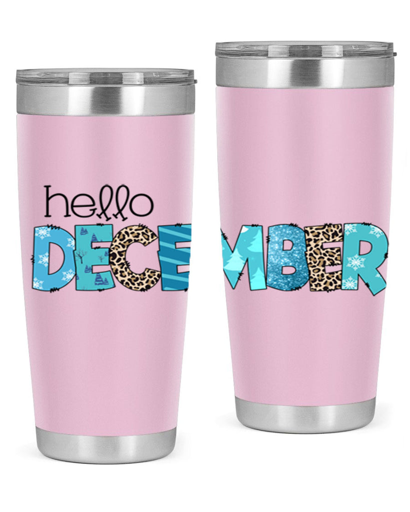 Hello December 187#- winter- Tumbler