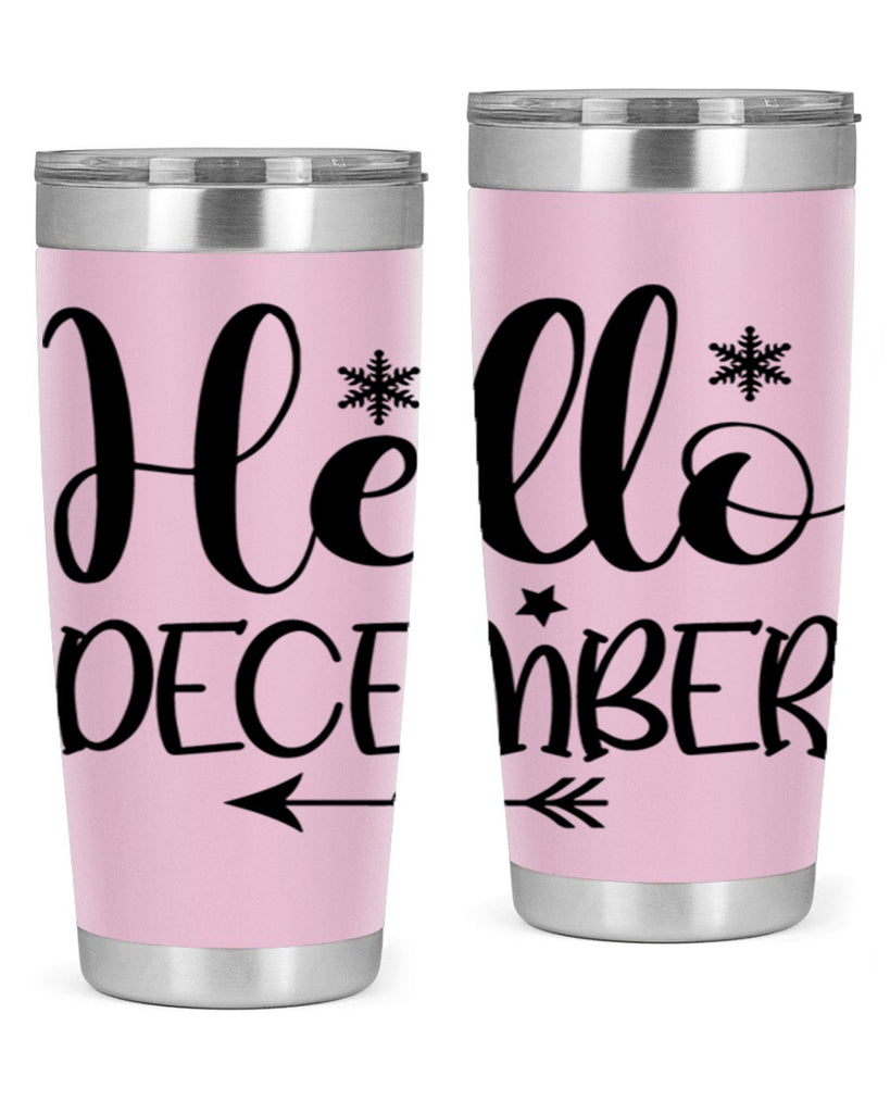 Hello December161#- winter- Tumbler