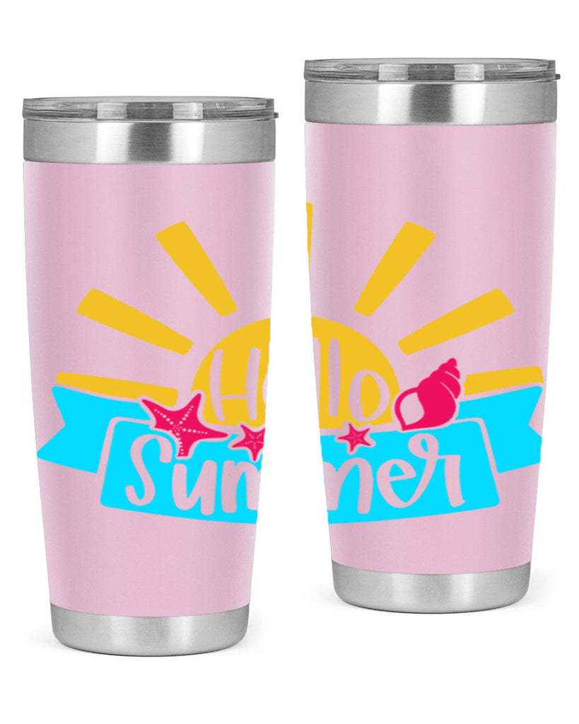 Hello Summer Style 38#- summer- Tumbler