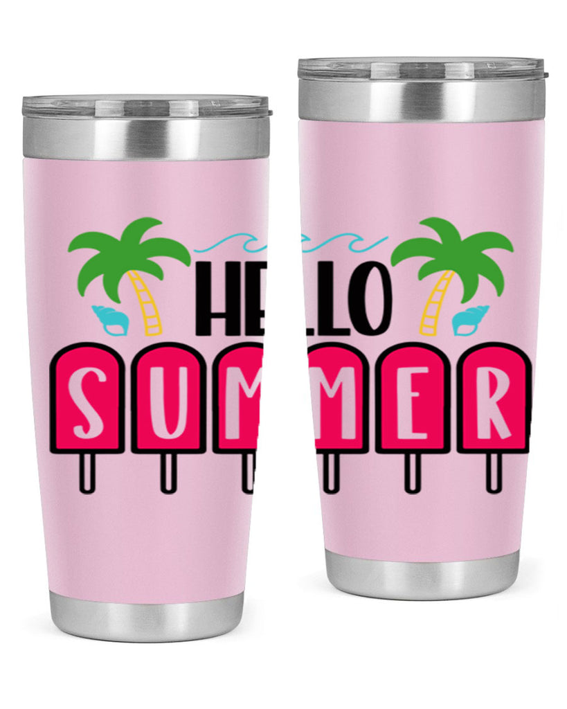 Hello Summer Style 39#- summer- Tumbler