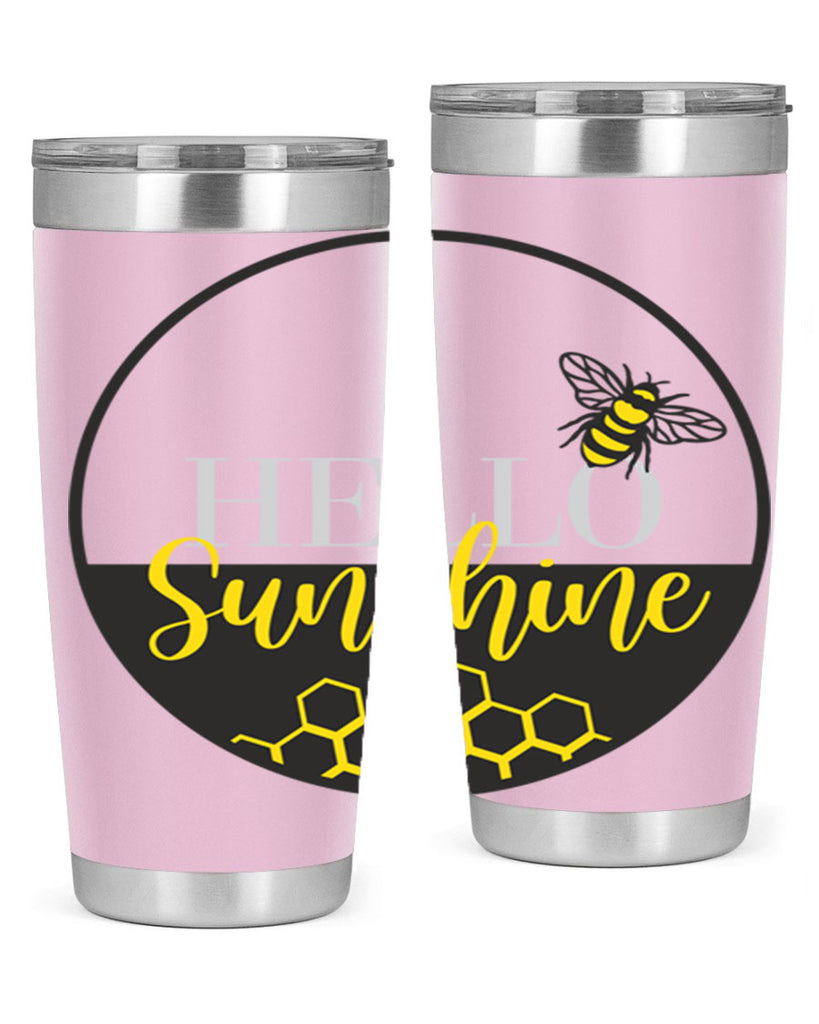 Hello Sunshine and bee216#- spring- Tumbler