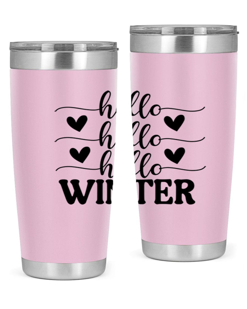 Hello Winter 167#- winter- Tumbler