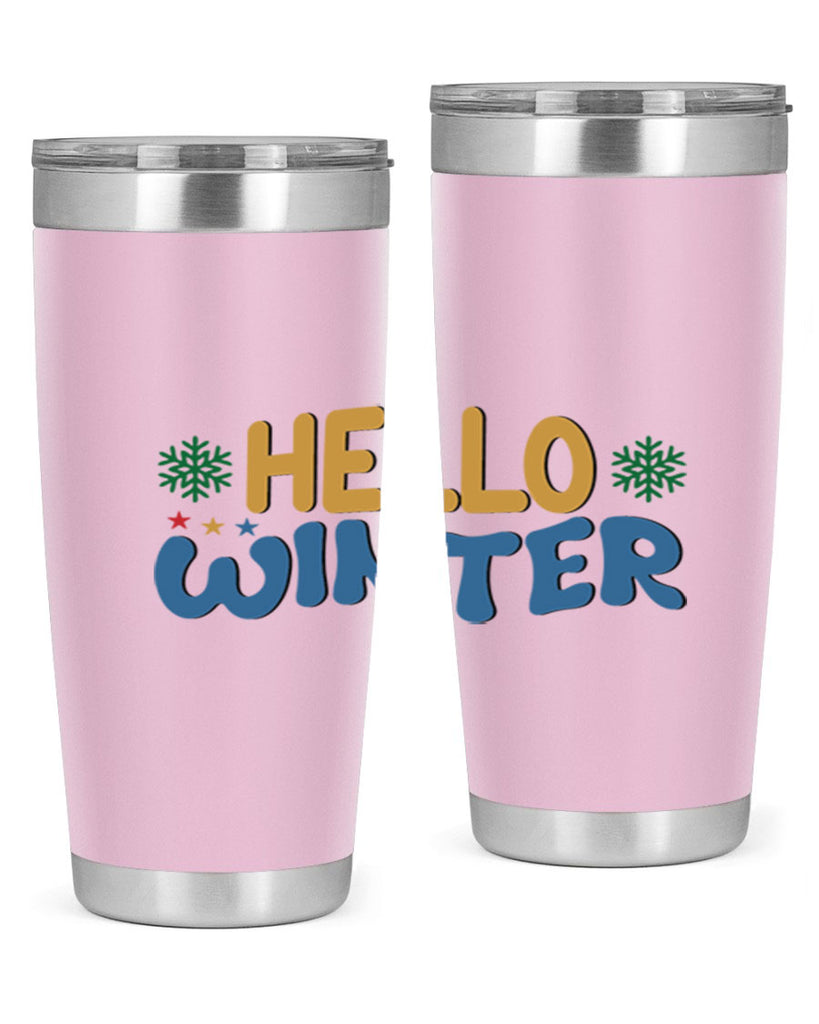 Hello Winter 181#- winter- Tumbler