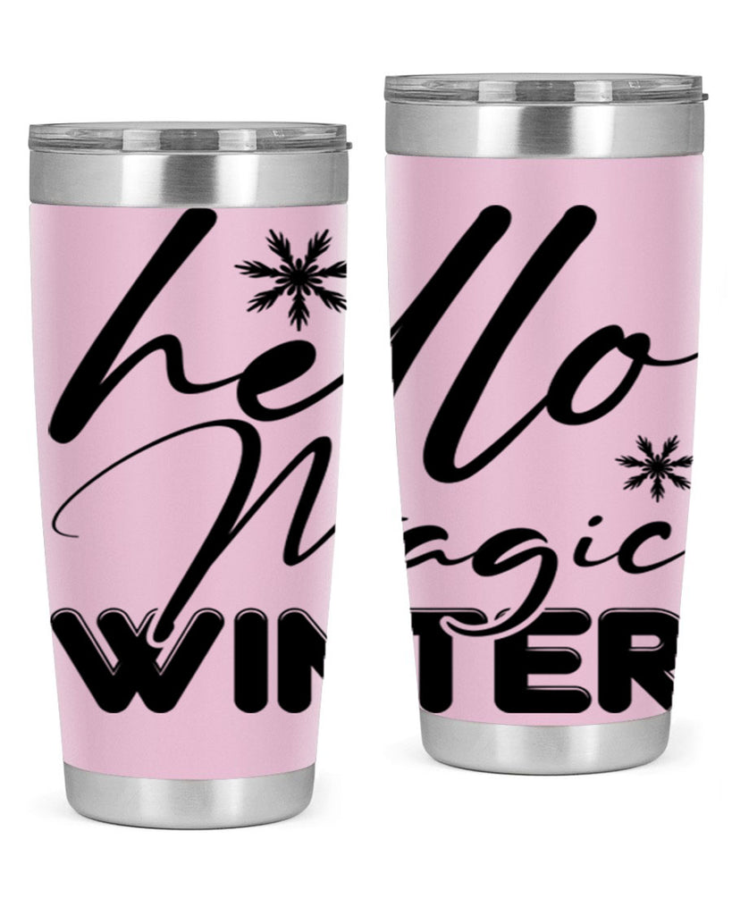 Hello magic winter 178#- winter- Tumbler