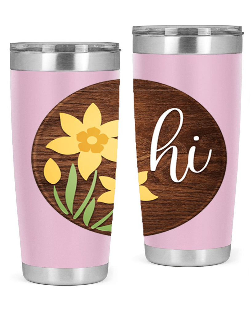 Hi daffodil flower Mockup235#- spring- Tumbler