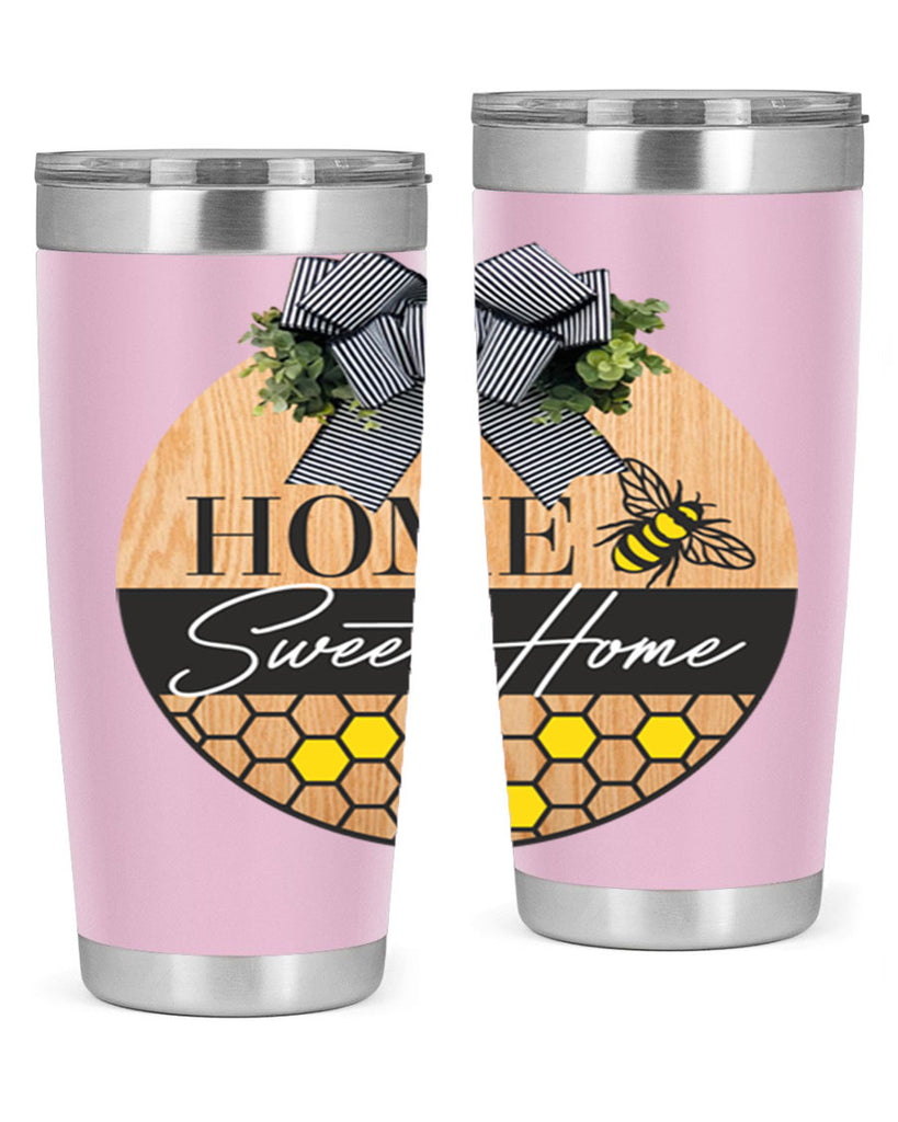 Home Sweet home bee and hive Mockup241#- spring- Tumbler