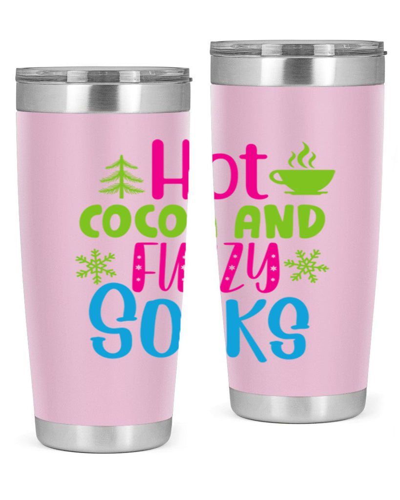 Hot Cocoa And Fuzzy Socks209#- winter- Tumbler