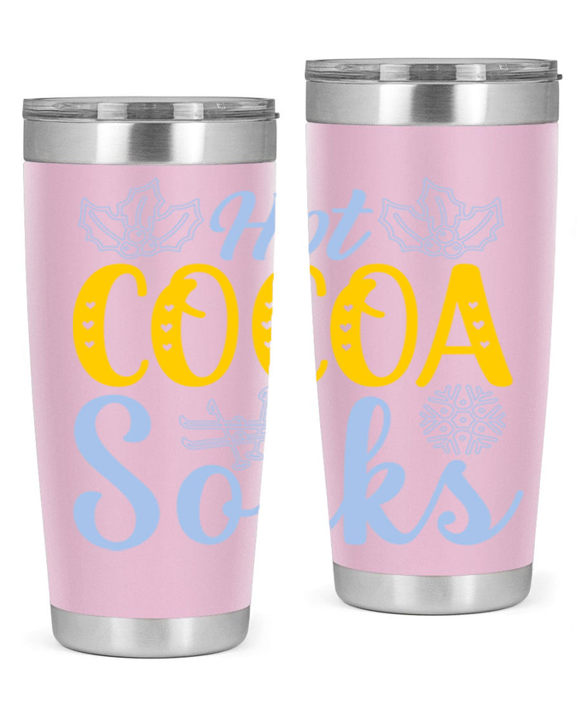 Hot cocoa socks211#- winter- Tumbler