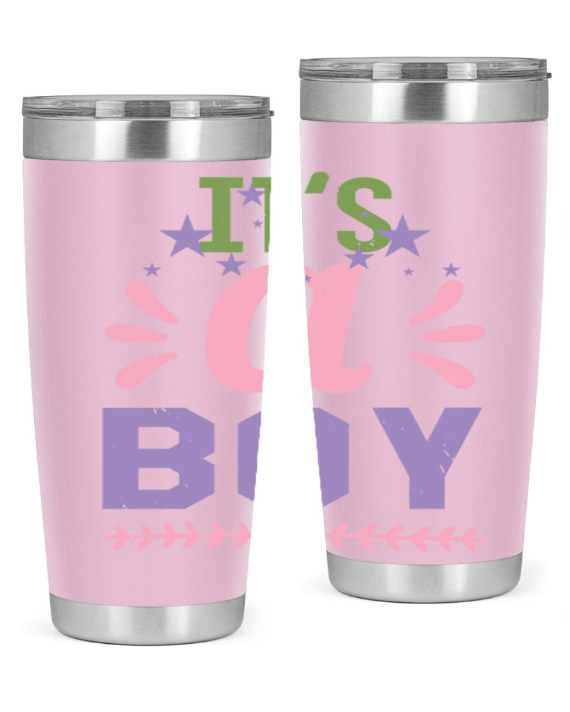 Its a boy Style 33#- baby shower- tumbler