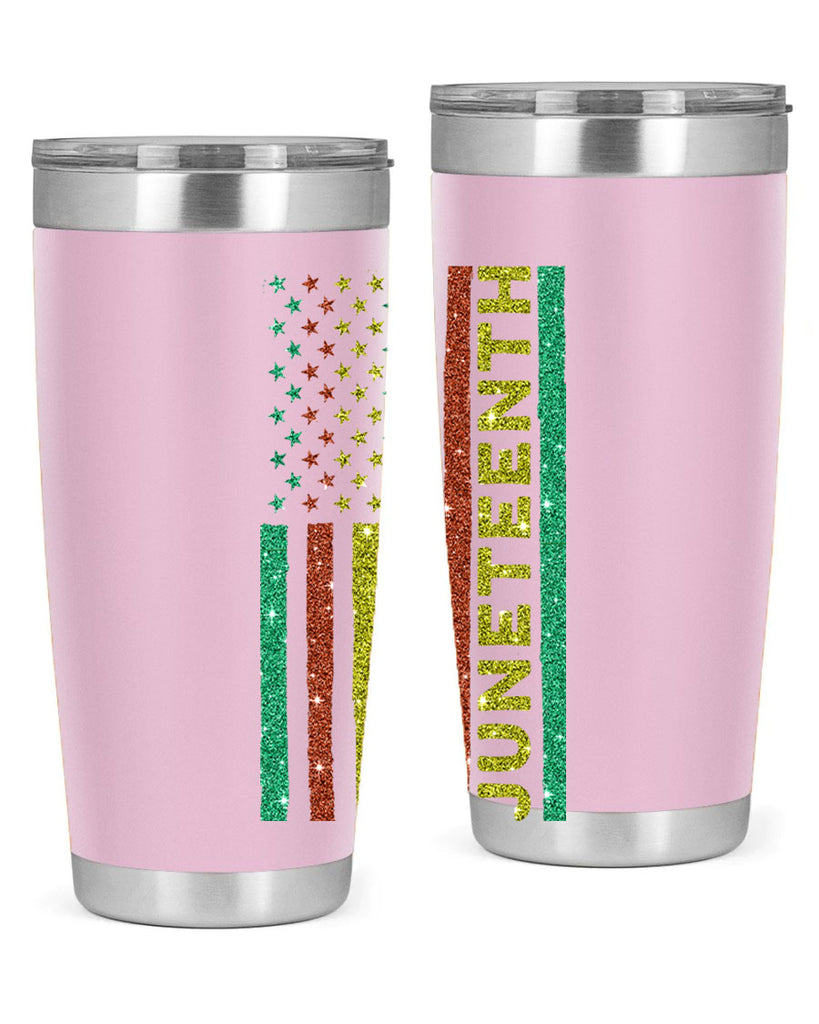 Juneteenth Freedom Day Afro Usa Flag Png 23#- Juneteenth- tumbler