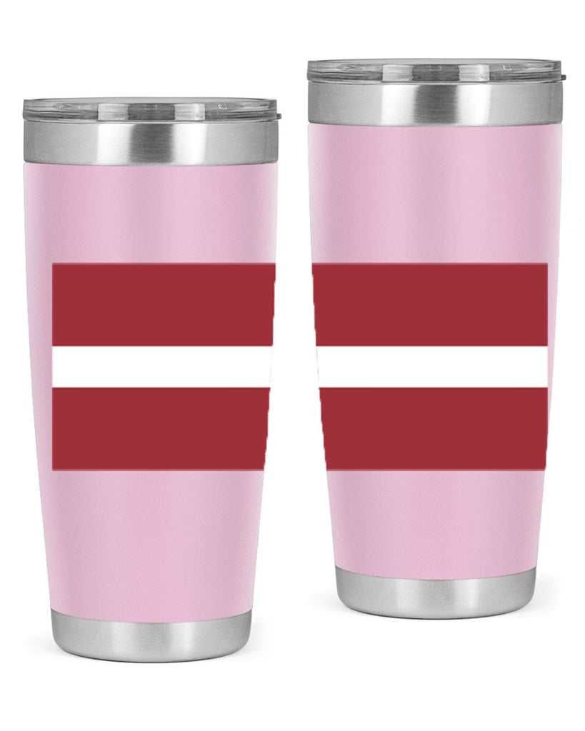 Latvia 104#- world flags- Tumbler