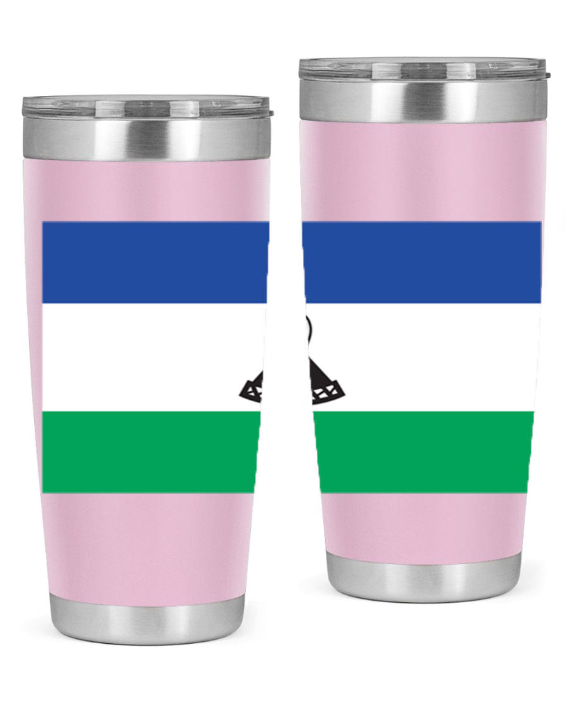 Lesotho 102#- world flags- Tumbler