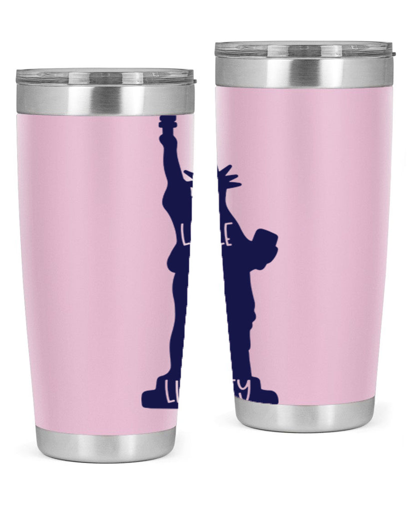 Little Miss Liberty Style 163#- Fourt Of July- Tumbler