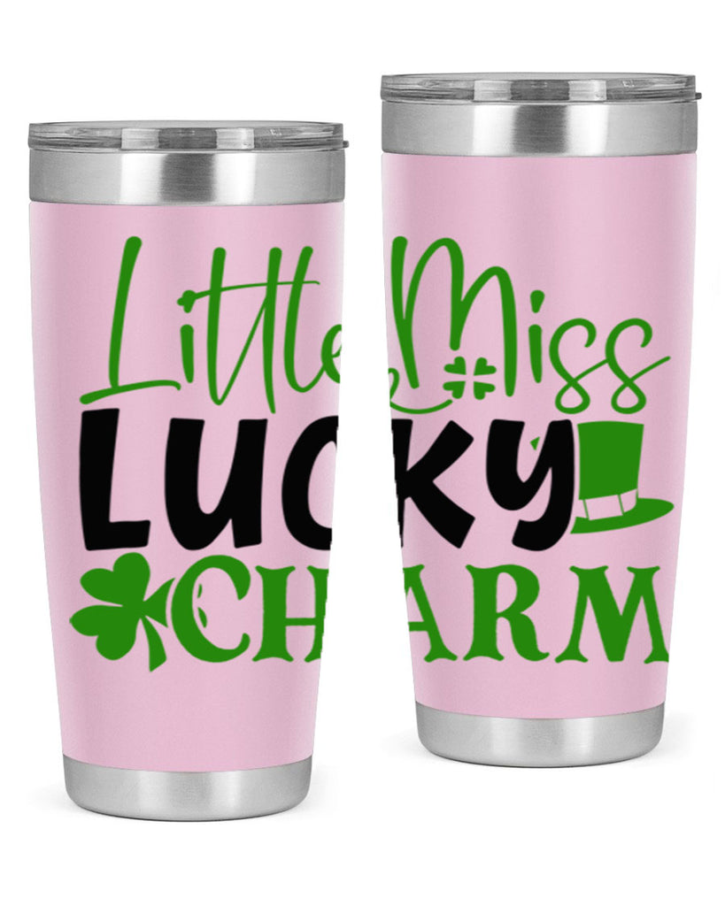 Little Miss Lucky Charm Style 154#- St Patricks Day- Tumbler