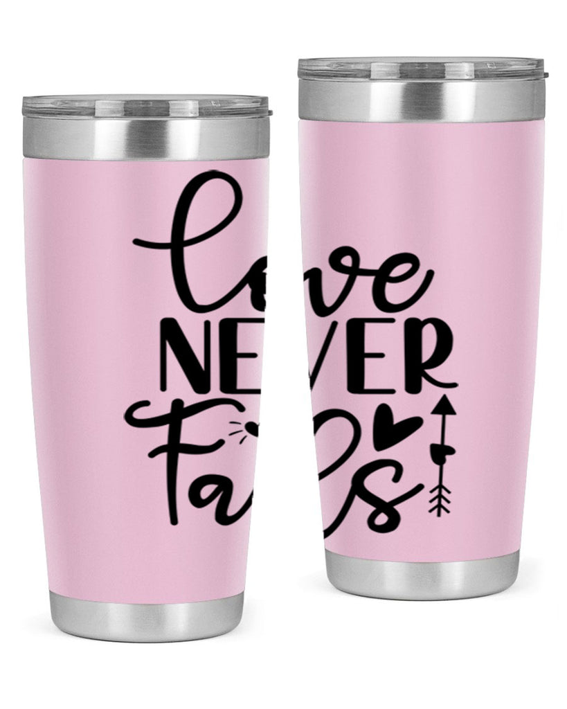 Love Never Fails 309#- winter- Tumbler