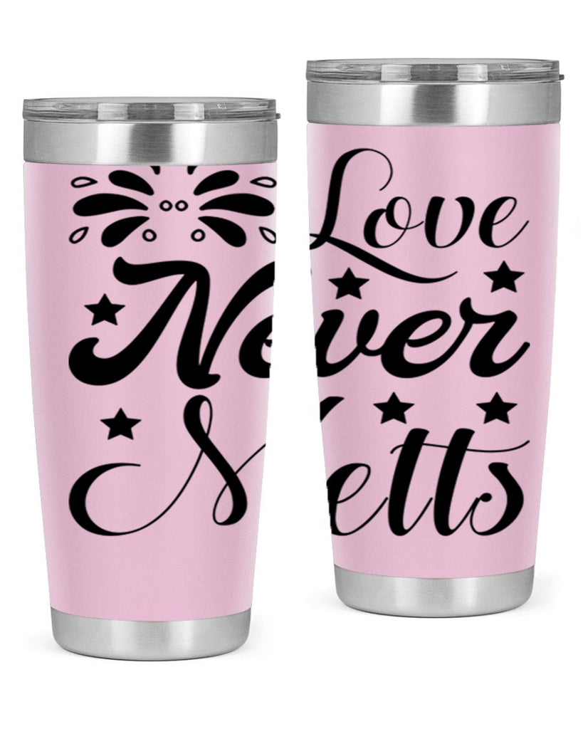 Love Never Melts 318#- winter- Tumbler