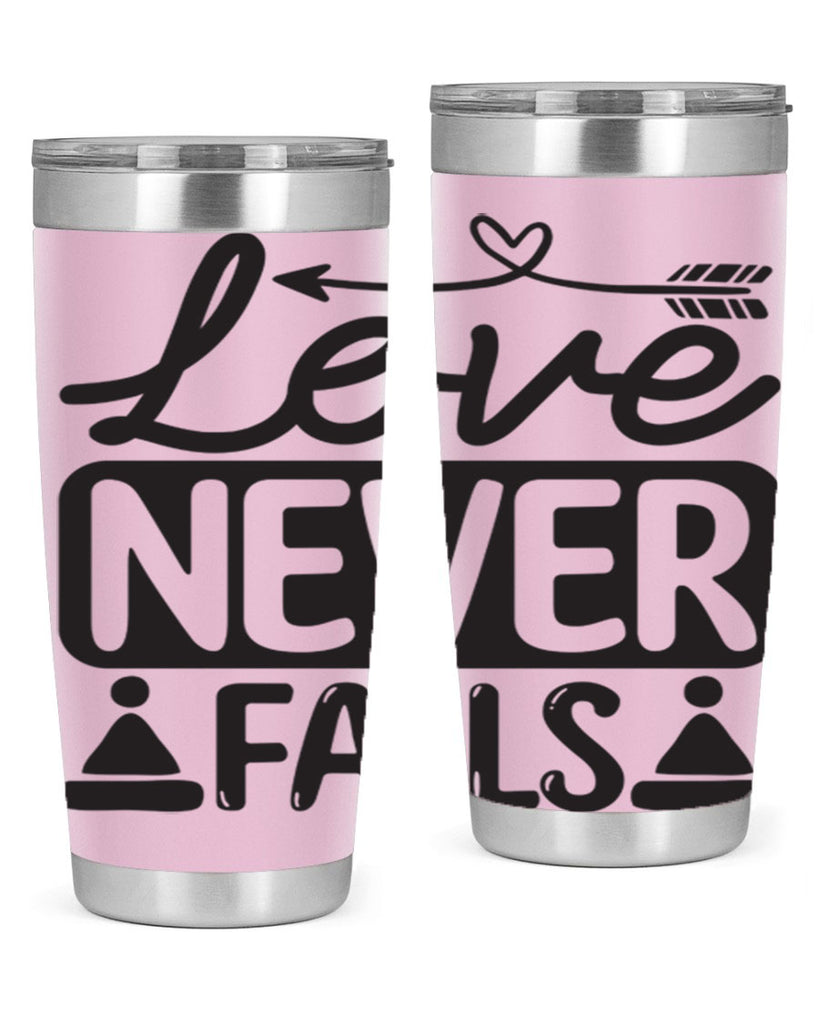 Love never fails 317#- winter- Tumbler