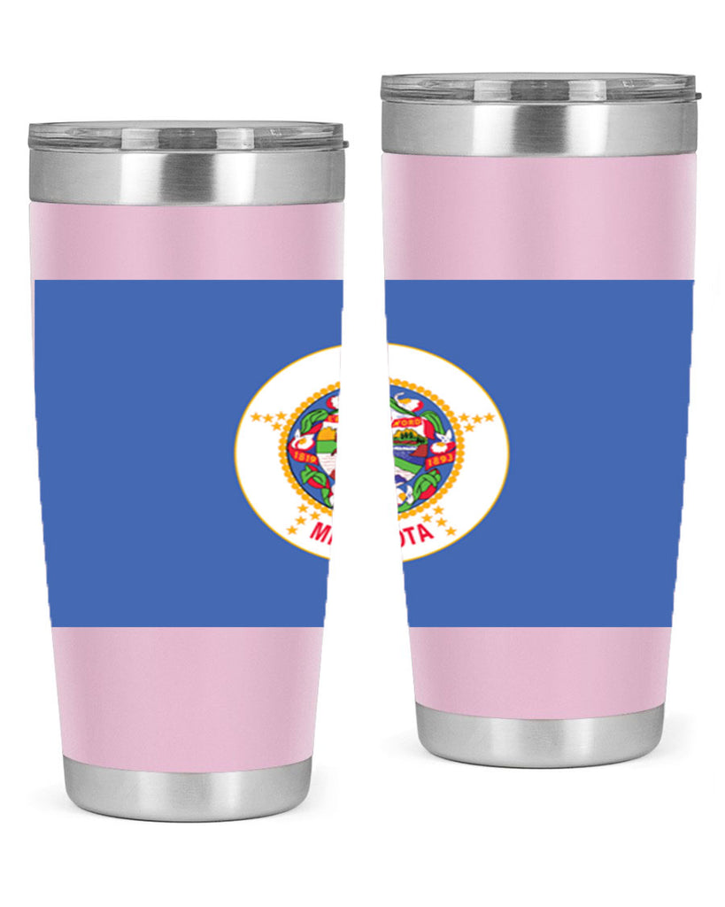 Minnesota 29#- Us Flags- Tumbler