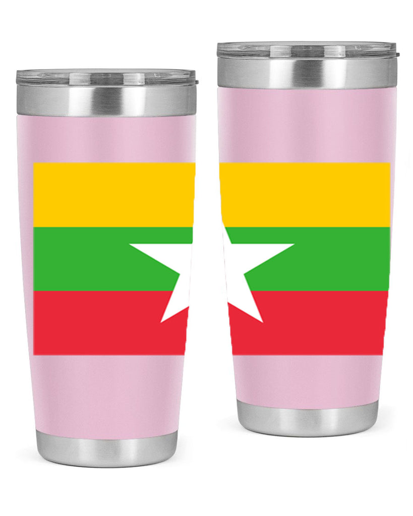 Myanmar 79#- world flags- Tumbler