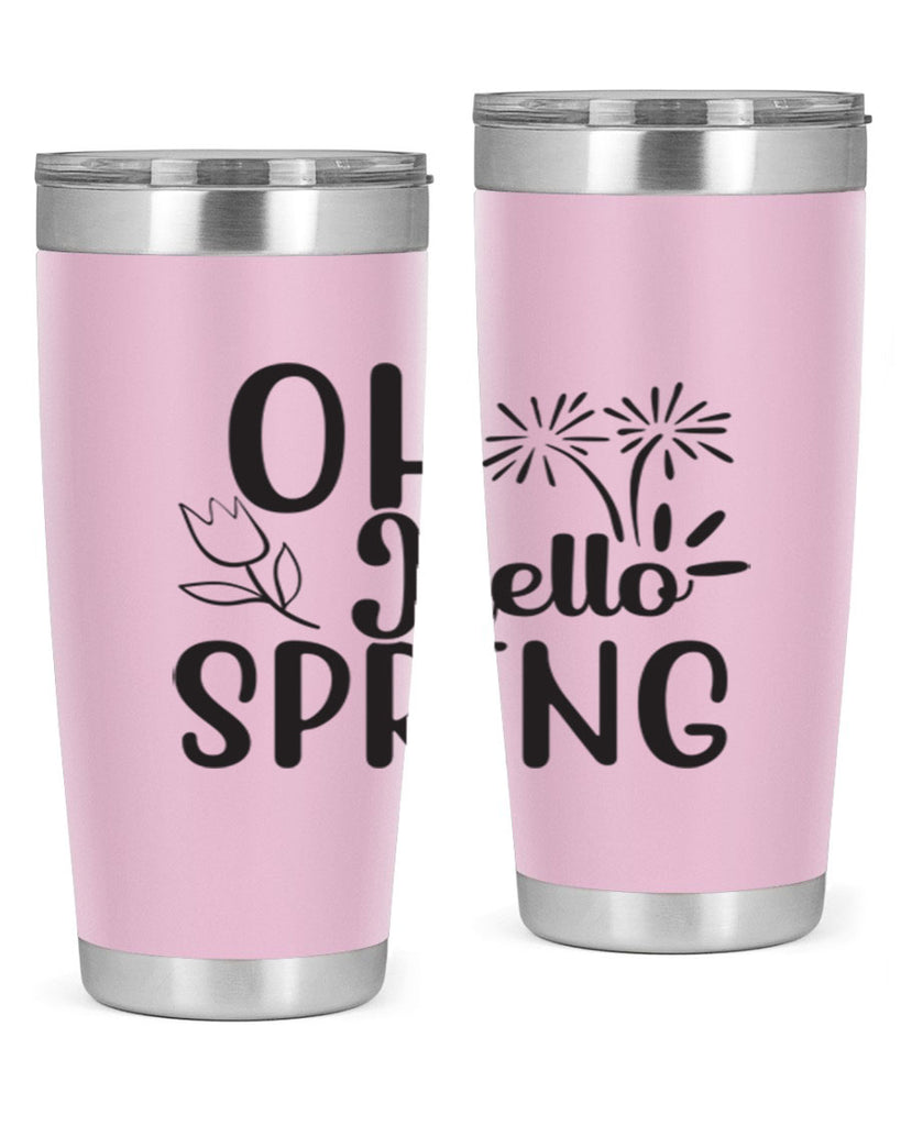 Oh hello spring 358#- spring- Tumbler
