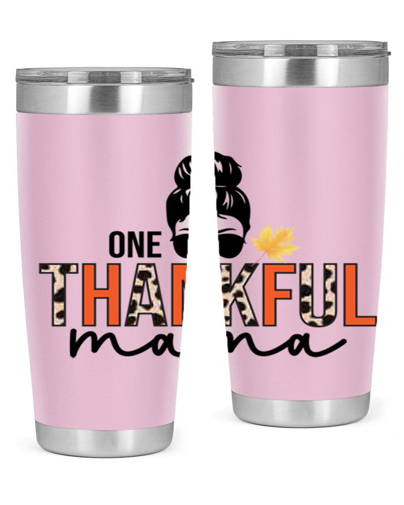 One thankful mama 463#- fall- Tumbler