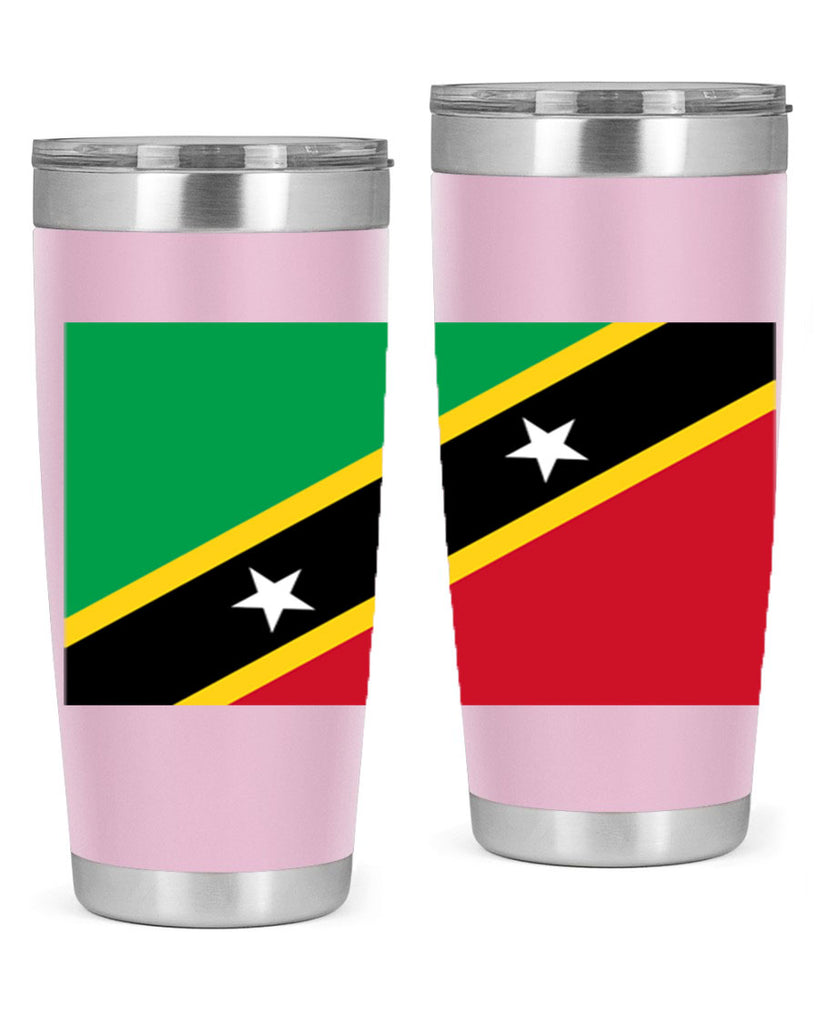 Saint Kitts and Nevis 52#- world flags- Tumbler