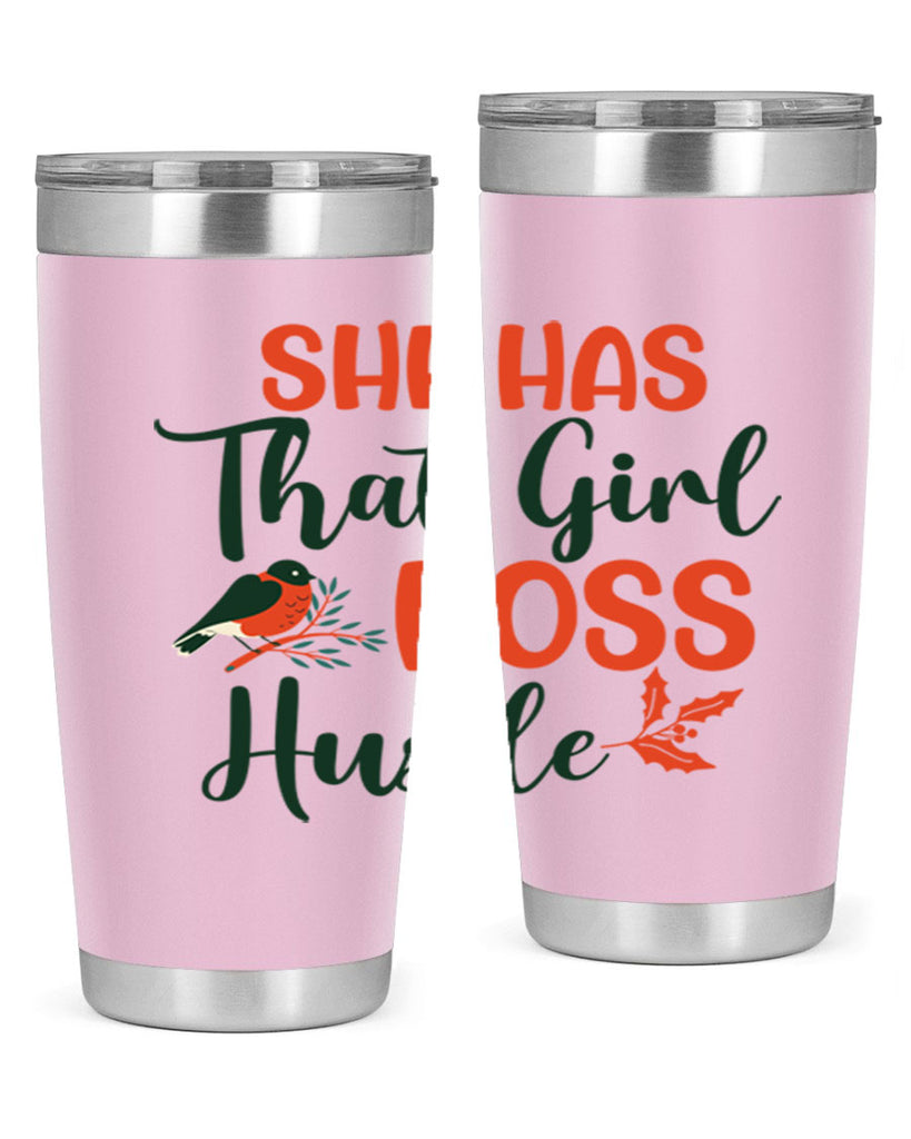 She Has That Girl Boss Hustle 363#- winter- Tumbler