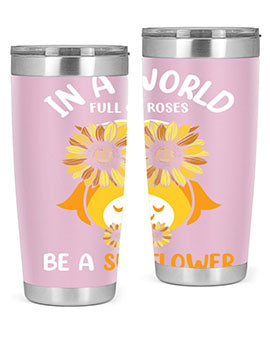 Sunflower Owl In A World A TurtleRabbit 18#- owl- Tumblers