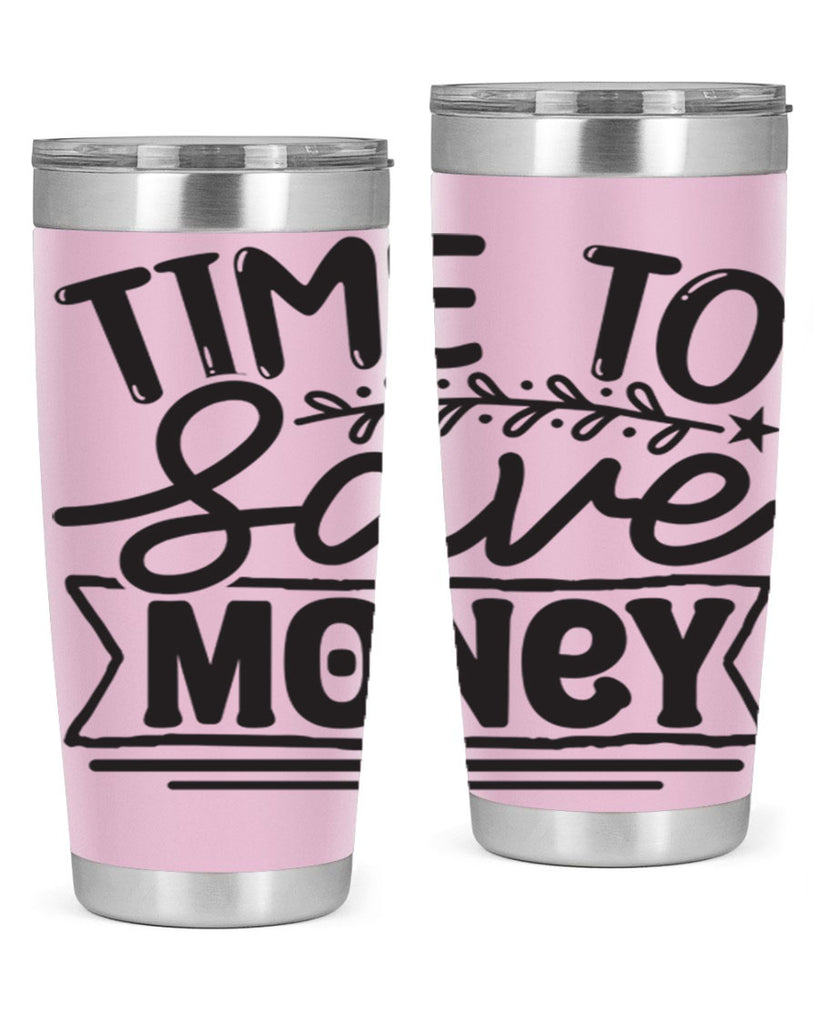 Time to save money 414#- winter- Tumbler