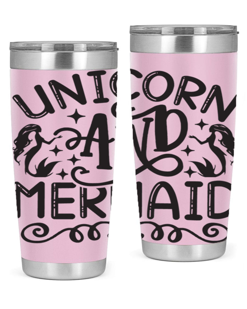 Unicorn and mermaid 660#- mermaid- Tumbler