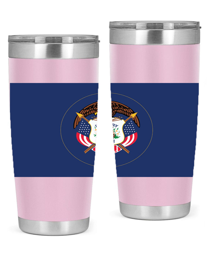 Utah 8#- Us Flags- Tumbler