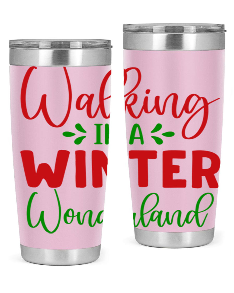 Walking in a Winter Wonderland 436#- winter- Tumbler