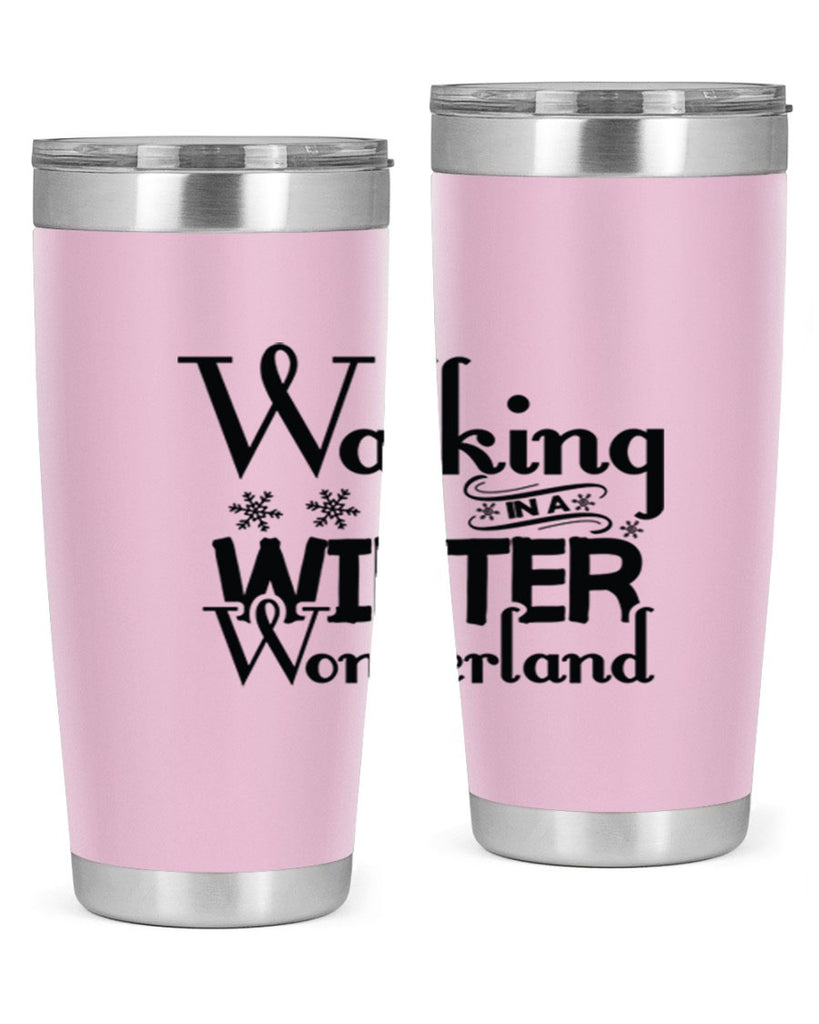 Walking in a Winter Wonderland 437#- winter- Tumbler