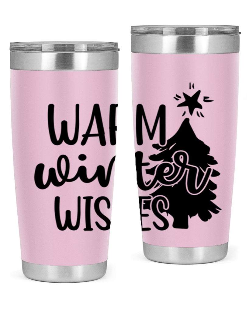 Warm Winter Wishes 451#- winter- Tumbler
