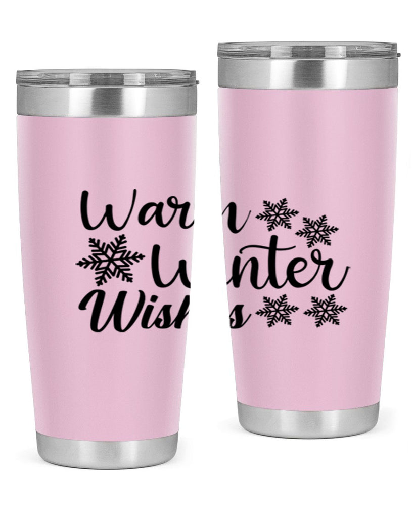 Warm Winter Wishes 466#- winter- Tumbler