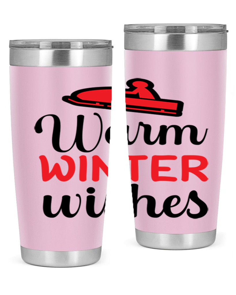 Warm winter wishes 452#- winter- Tumbler