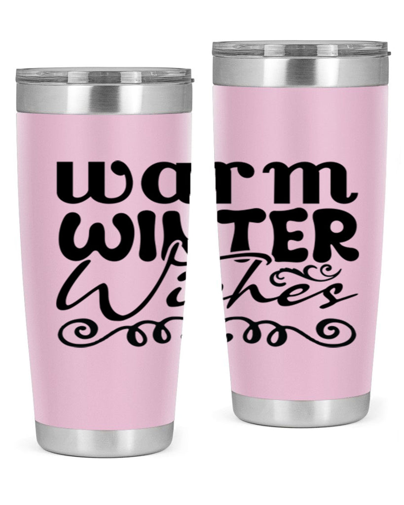 Warm winter wishes 461#- winter- Tumbler