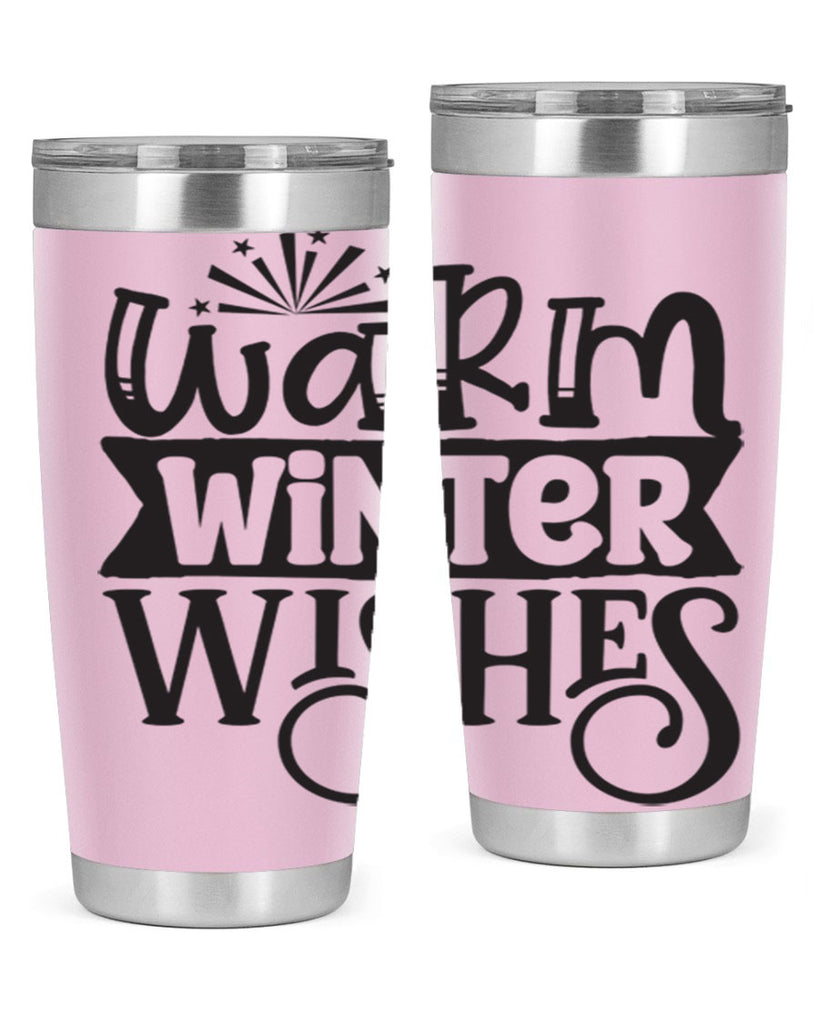 Warm winter wishes 462#- winter- Tumbler