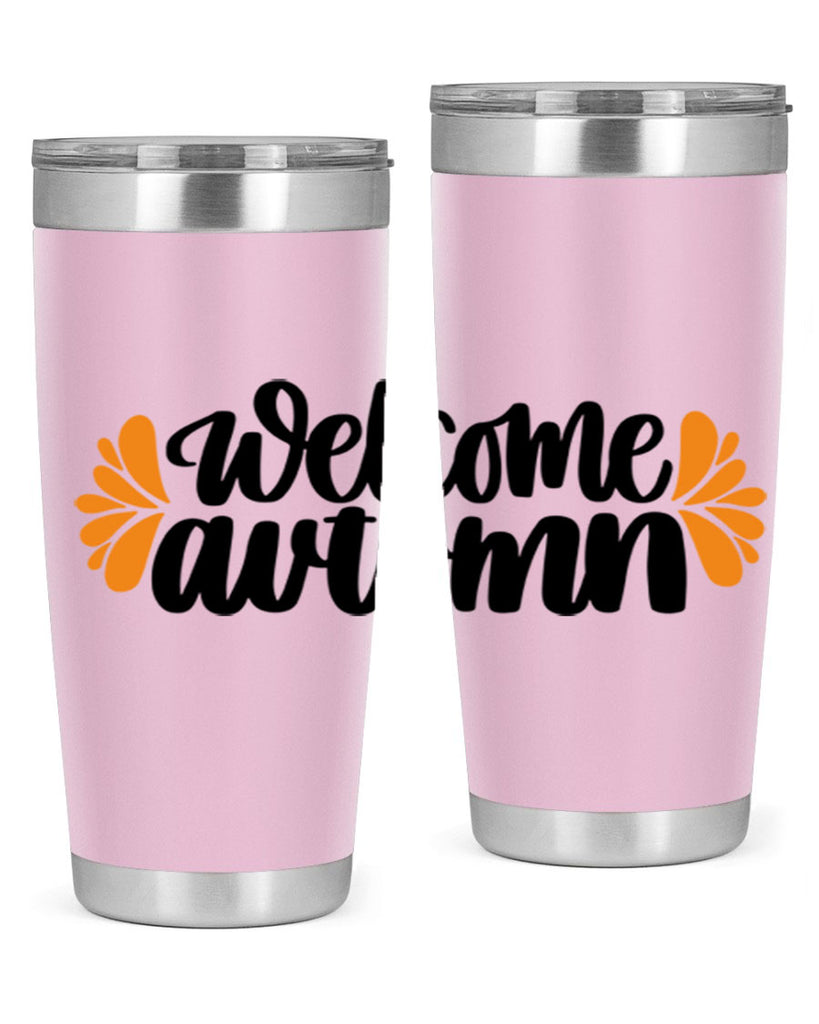Welcome Autumn 513#- fall- Tumbler