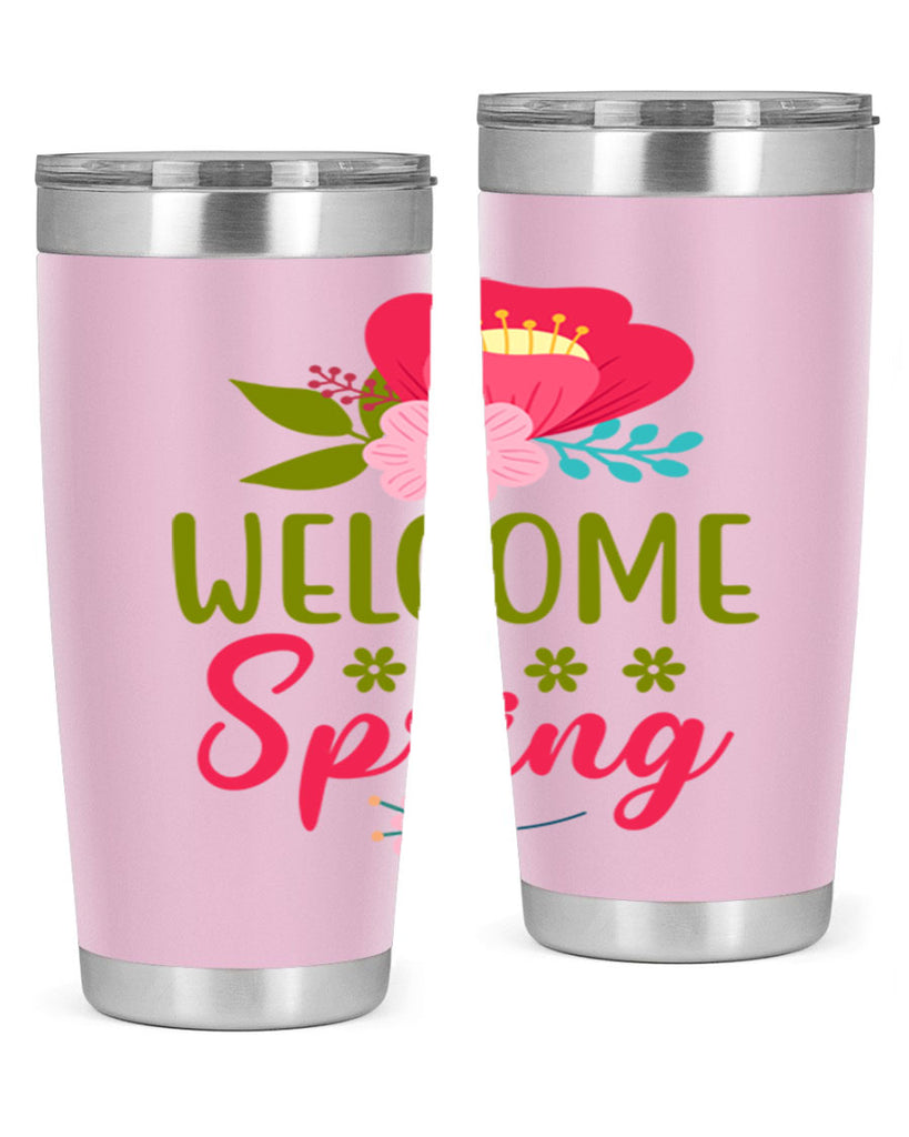 Welcome Spring 582#- spring- Tumbler