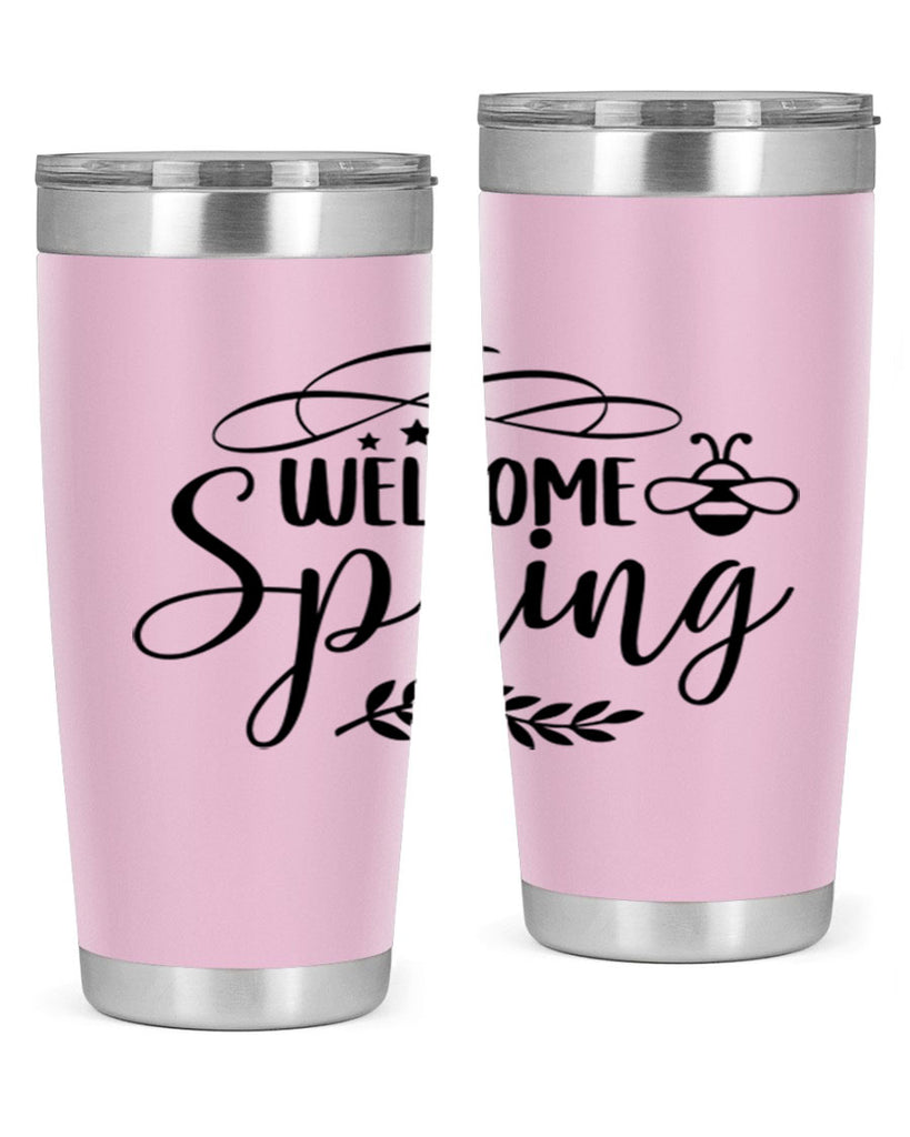 Welcome spring design  594#- spring- Tumbler