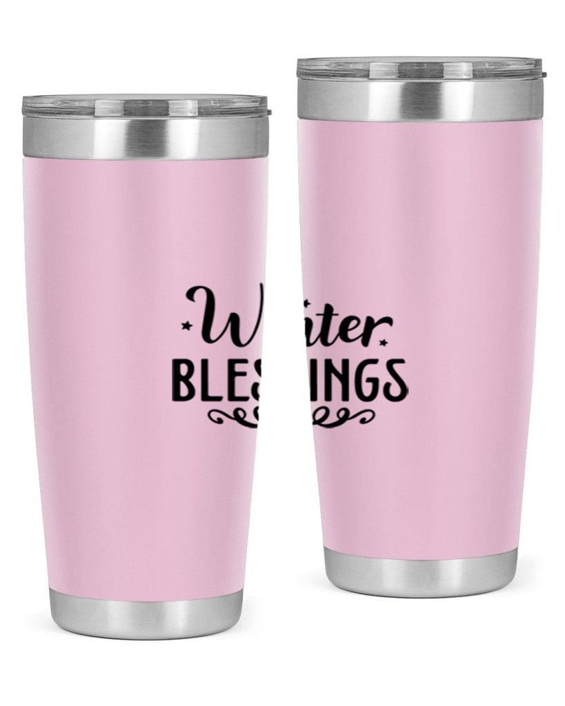 Winter Blessings 490#- winter- Tumbler