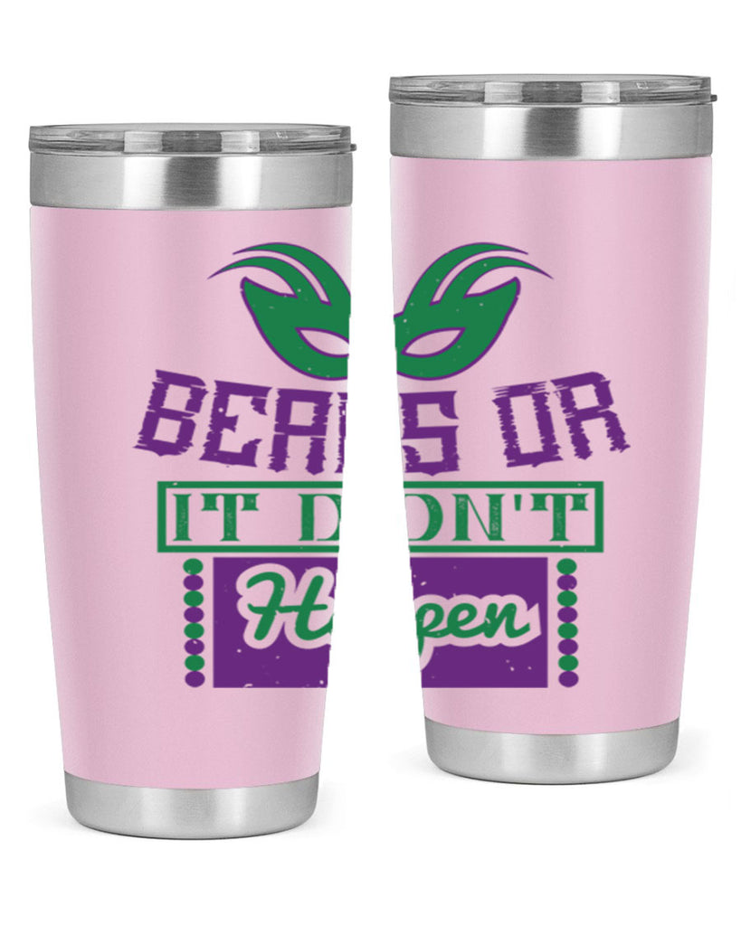 beads or it didnt happen 27#- mardi gras- Tumbler