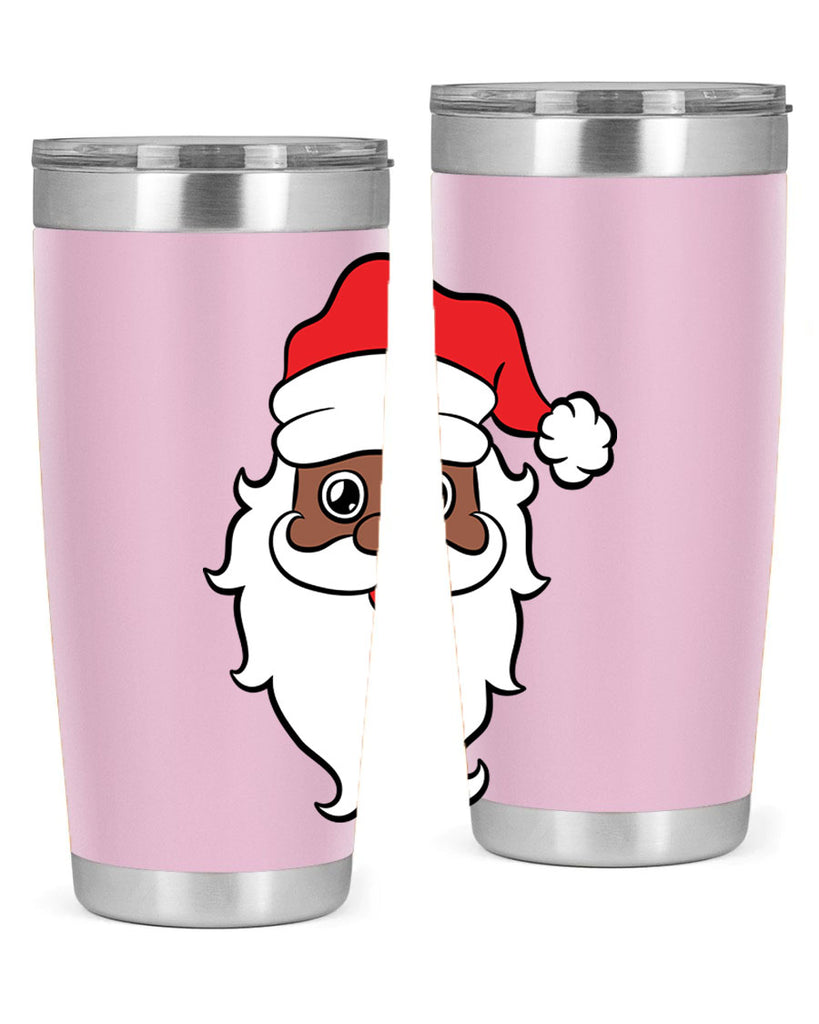 black santa 25#- black men - boys- tumbler