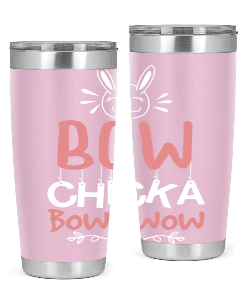 bow chicka bow wow 100#- easter- Tumbler