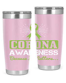corona awareness because it matters Style 26#- corona virus- Tumbler