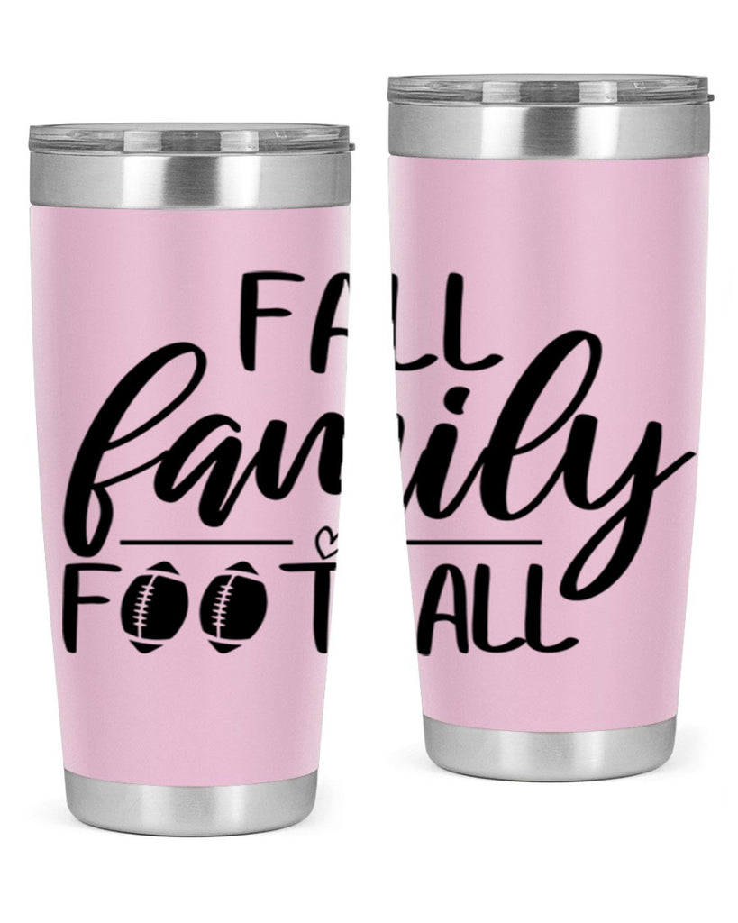 fall family football 100#- fall- Tumbler