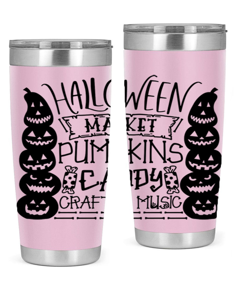 halloween market pumpkins candy 73#- halloween- Tumbler