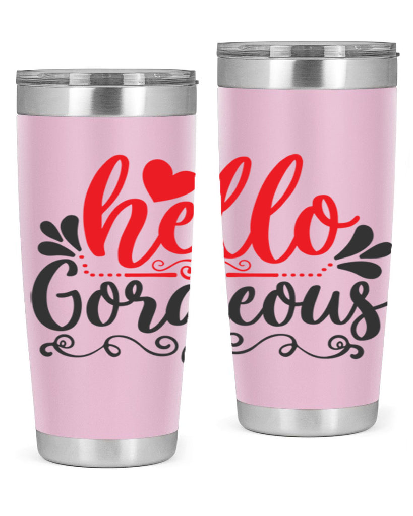 hello gorgeous Style 155#- make up- Tumbler
