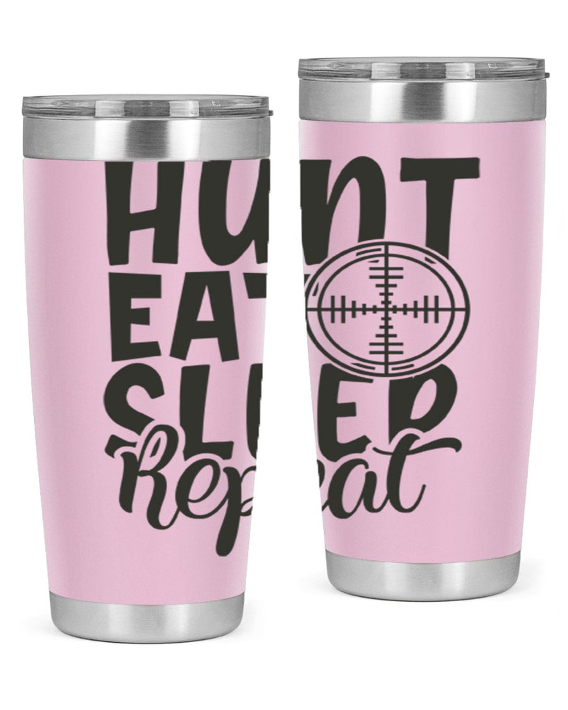 hunt eat sleep repeat 11#- hunting- Tumbler